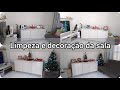 Limpeza da sala + decoração de natal