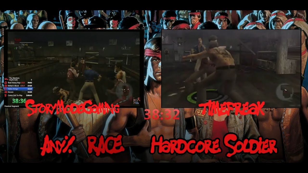 The Warriors Any% PS4 Race SMG Vs TimeFreak