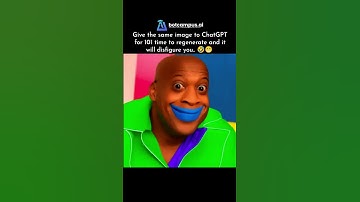 Replicate the image 101 time with ChatGpt - It will Disfigure you