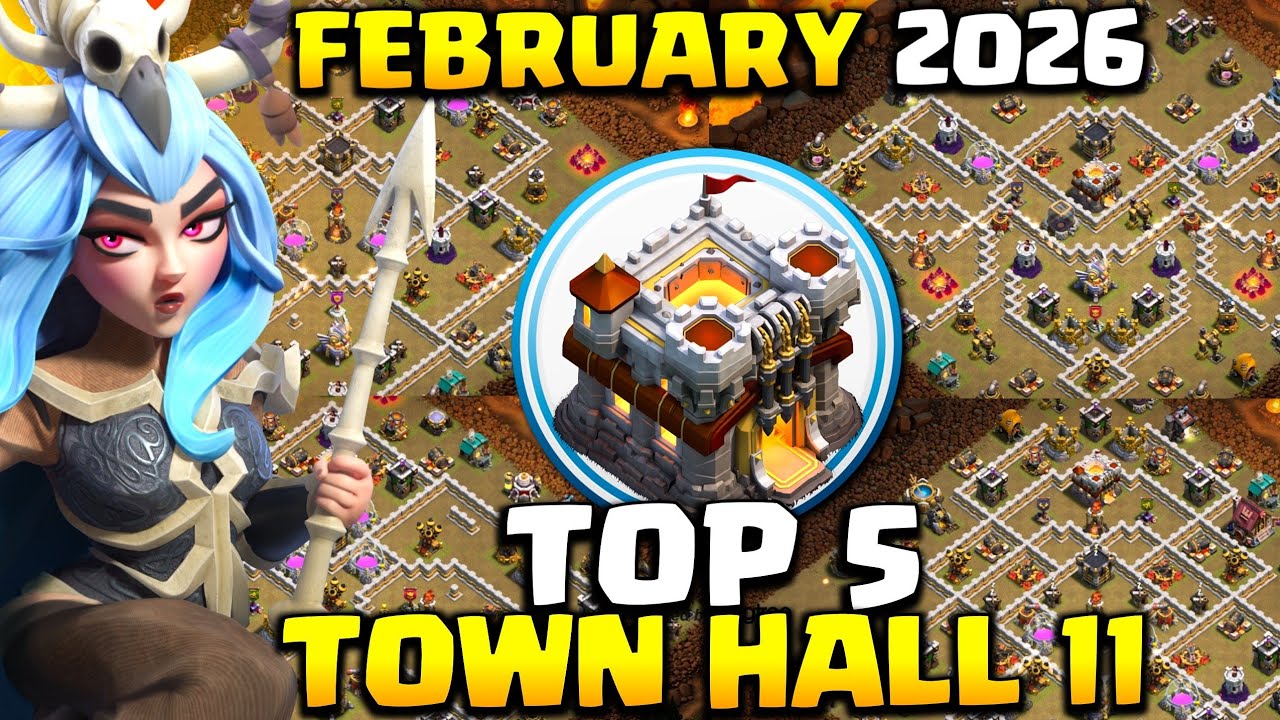 TOP 5! NEW BEST Town Hall 11 (TH11) Base Layout + Link 2026 | TH11 War/Trophy Base | Clash of Clans 