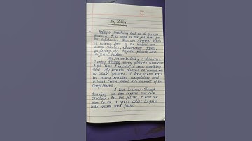 Thumbnail of Essay on My Hobby in English #essaywriting #howtowrite #myhobby #hobby #essay #essaytyper #write diy