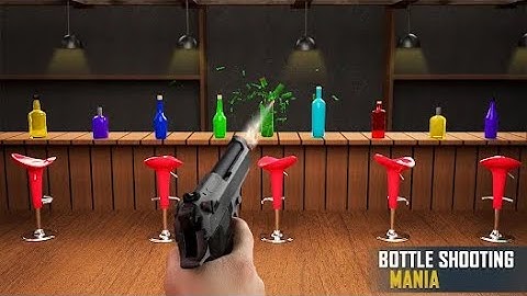 Bottle Shooting Game Offline Gun Games Gameplay Video 2023