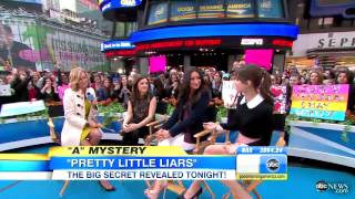 The Pretty Little Liars Cast On Good Morning America 3/19/12