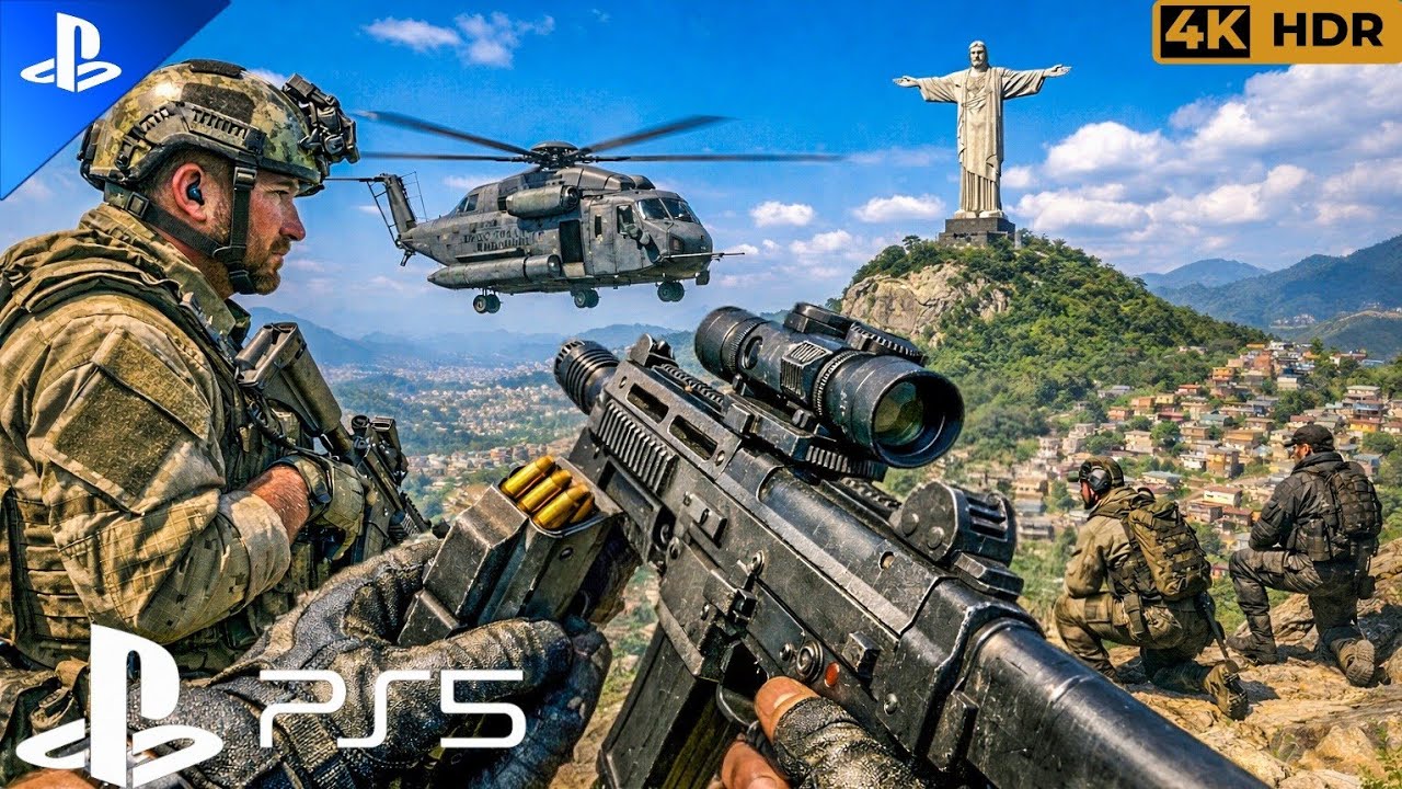(PS5) ESCAPE FROM BRAZIL | REALISTIC ULTRA GRAPHIC GAMEPLAY [4K60FPS HDR] Call of Duty MW2