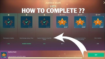 How To Complete Justice Hunt Operation E Task - Capture Beacons Using DSC Robots