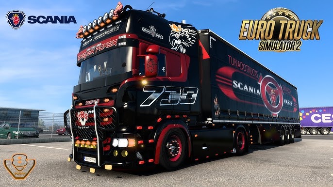 Caminhão Scania Bitruck Arqueada Qualificada Mods Ets2 1.43 - Dalenha Mods