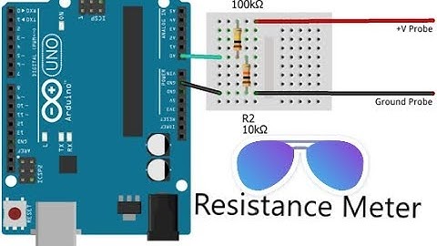 Arduino Resistance Meter With 16x2 LCD
