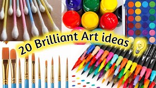 😯😲Genius and cool art hacks and tricks you never wanna miss/ASMR Boho and much more #creative #art😍🌈