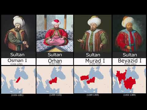 Xronologiya - Turkiya hukmdorlari 1299-2021