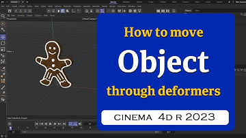 How to move object through deformers in Cinema 4D 2023  @MaxonVFX​