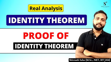 Identity Theorem in Real Analysis | Identity Theorem Proof