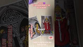 Pisces ♓️ Team Work Makes The Dream Work #pisces #pisceszodiac #spirituality #foryoupage #tarot