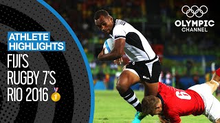 🇫🇯 Fiji's road to the Rugby 7s Gold Medal🥇 All Men's Tries at Rio 2016 | Athlete Highlights screenshot 5