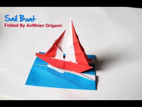 Video SailBoat Origami Tutorial, Hướng Dẫn Gấp Thuyền Buồm... - youtube