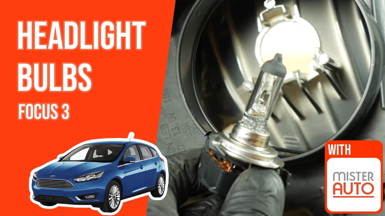 How to replace the headlight bulbs Focus 3 💡 