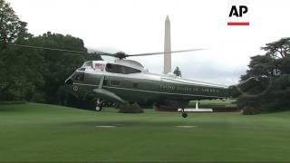 Trump Family Flies to Camp David