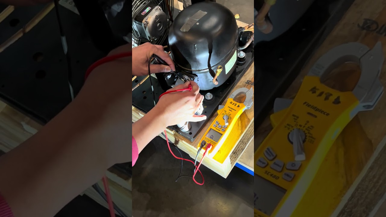 Testing a bad compressor, 1 HP Danfoss