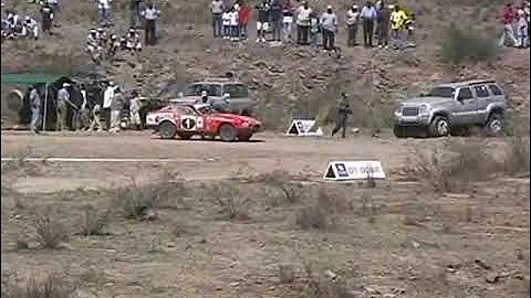 Rob Collinge on his way to win the East African Sa...