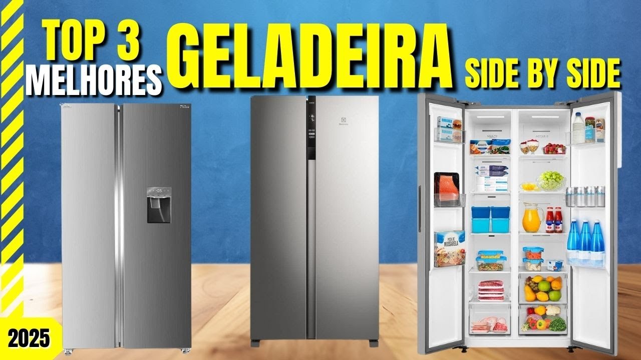 Melhor GELADEIRA SIDE BY SIDE em 2025. Melhores Geladeiras Duas Portas ...