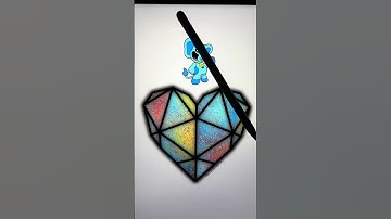 Bubba Bubbaphant Heart/ #smilingcritters #bubbabubbaphant #colormixing #colors #digitalart #shorts