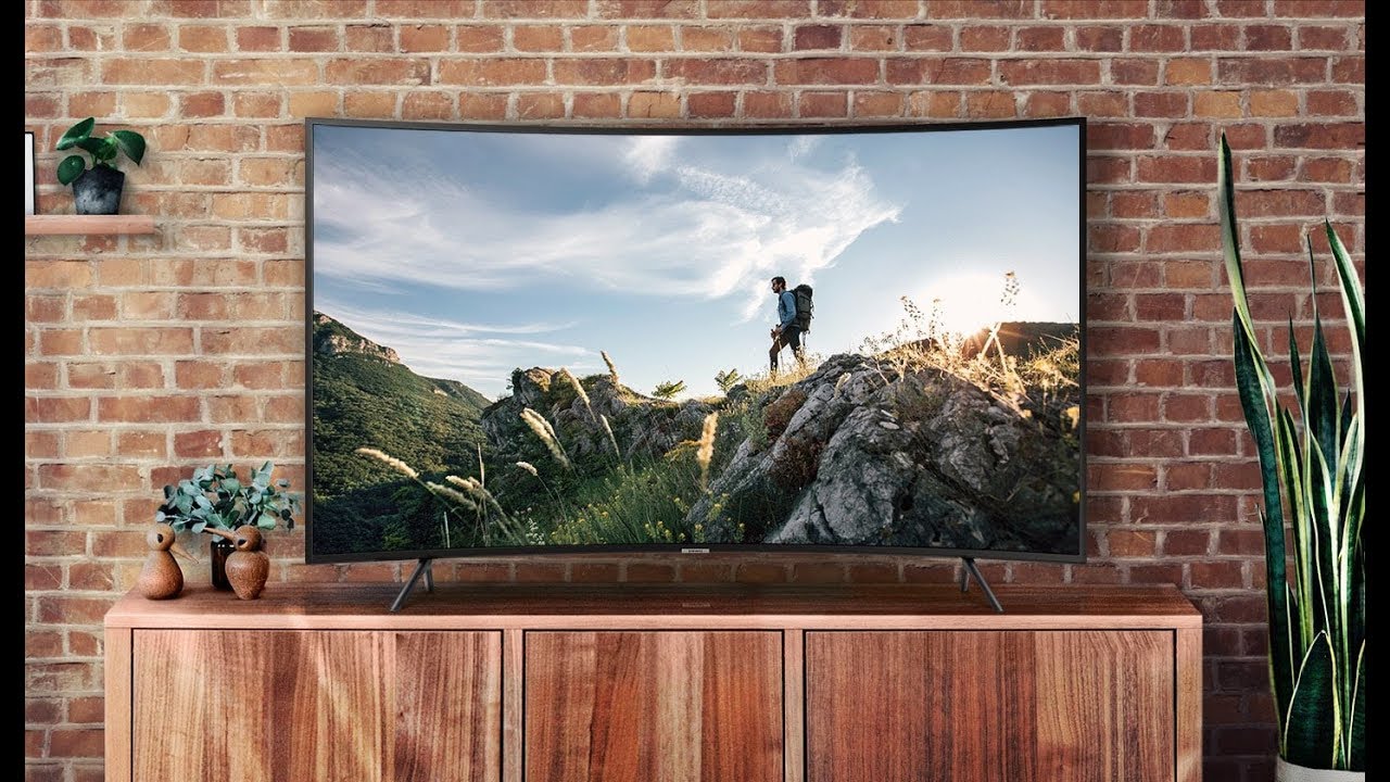 Samsung Curva: Tv UN49NU7300 Instalação Goiania no Teto,Consultório Odontológico - YouTube