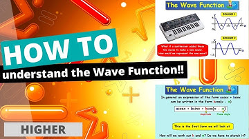 The Wave Function - How to write functions in the form kcos(x - α) (Part 1)