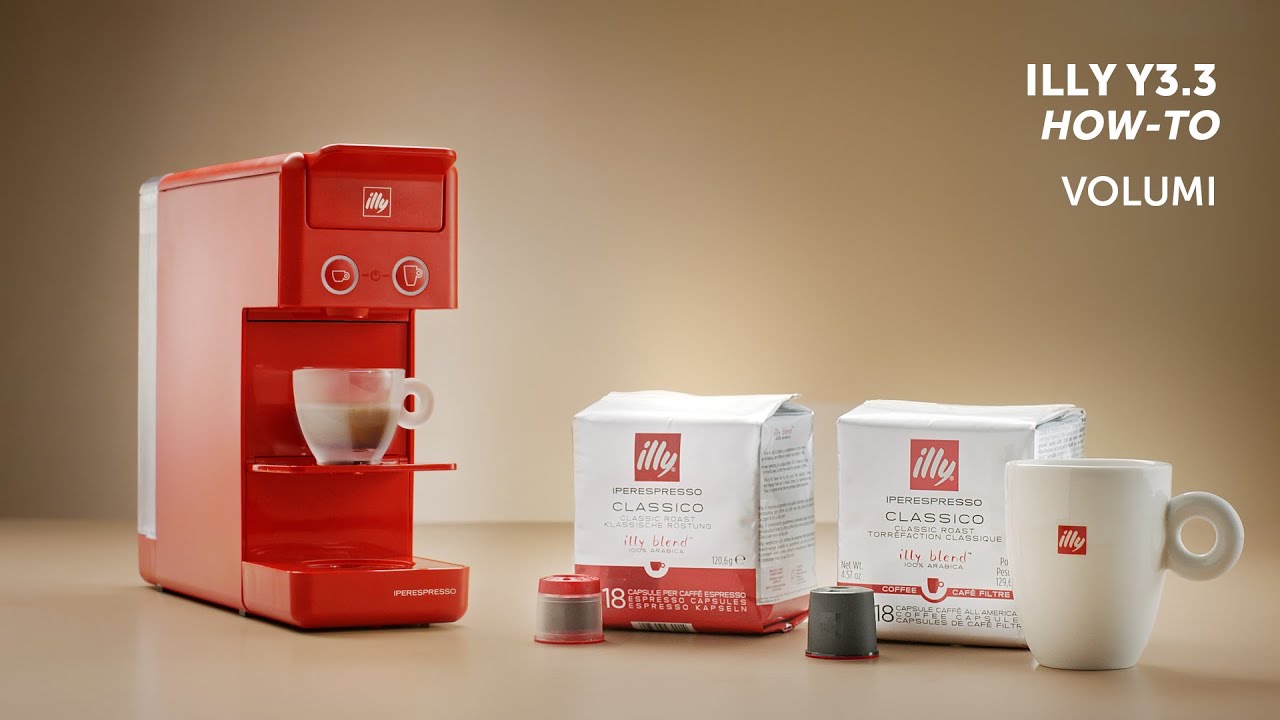 Come programmare i volumi della tua macchina da caffè illy Iperespresso  Y3.3 