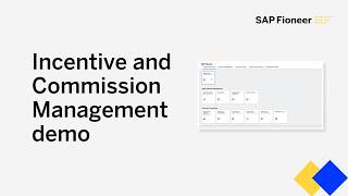 SAP Fioneer Incentive and Commission Management (ICM): Create and manage insurance commission plans