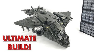 Halo Mega Construx ULTIMATE Pelican Dropship MOC Phase 5 SPEED BUILD Part 2 - Front engines & wings.