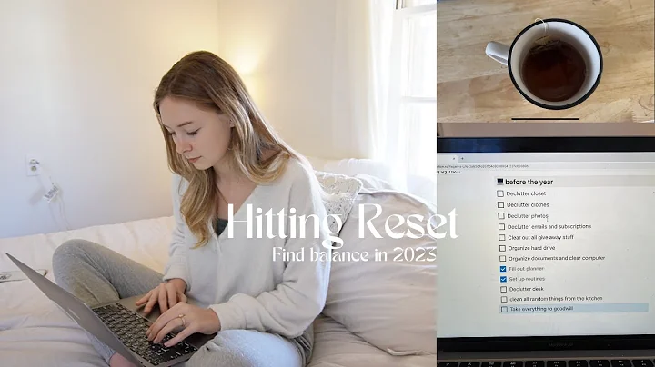 Simple ways to reset for 2023| balance and intenti...