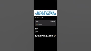 Day 16 | Python Interview prep | Tricky question #shorts #shortvideo #ytshorts #effectking #trending