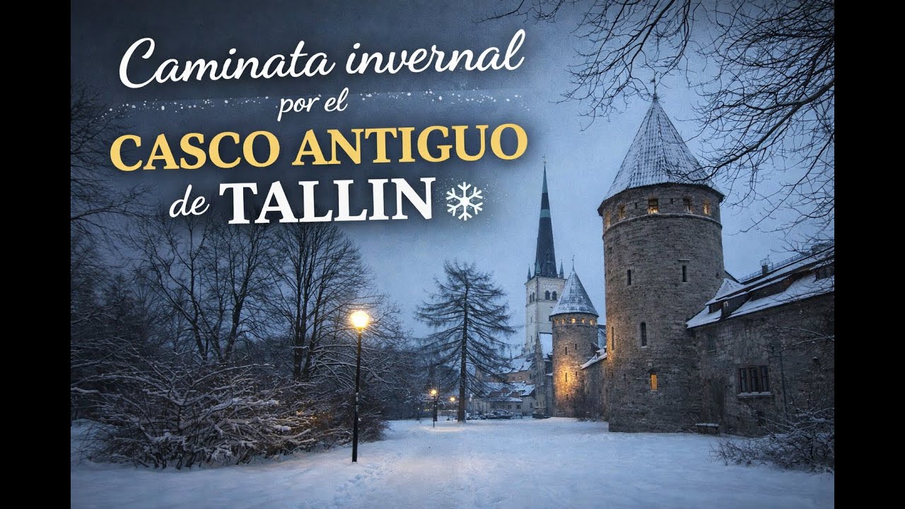 Caminata invernal por el casco antiguo de Tallin ❄️ De Tornide Väljak a Fat Margaret
