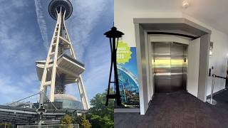 400 Sub Special 7/7: INSANE OTIS Traction Elevator- Seattle Space Needle- Seattle, WA