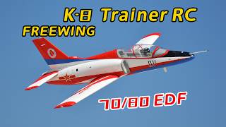 NEW RC Trainer Aircraft! Freewing 70/80mm EDF Scale Plane Review