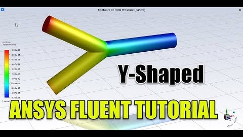 ✅ Ansys Fluent Tutorial | Y-Shaped Pipe Simulation with different temperatures | Ansys 2020 R1