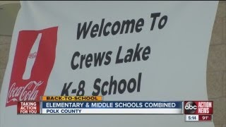 Pasco County's first K-8 school opened today