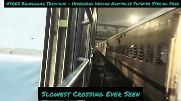 The Slowest Train Crossing Ever Seen Ft. 07062 BVC - HYB Summer Special Fare.