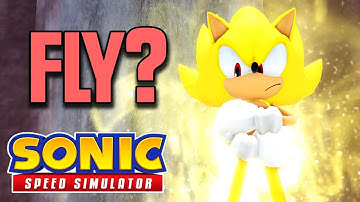 KAN SUPER SONIC ECHT VLIEGEN?! (Sonic Speed ​​Simulator)