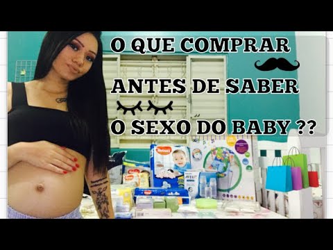 O QUE COMPRAR PRO BEBÊ ANTES DE SABER O SEXO? | OS PRIMEIROS ITENS DO NOSSO ENXOVAL 🛍 #maternidade