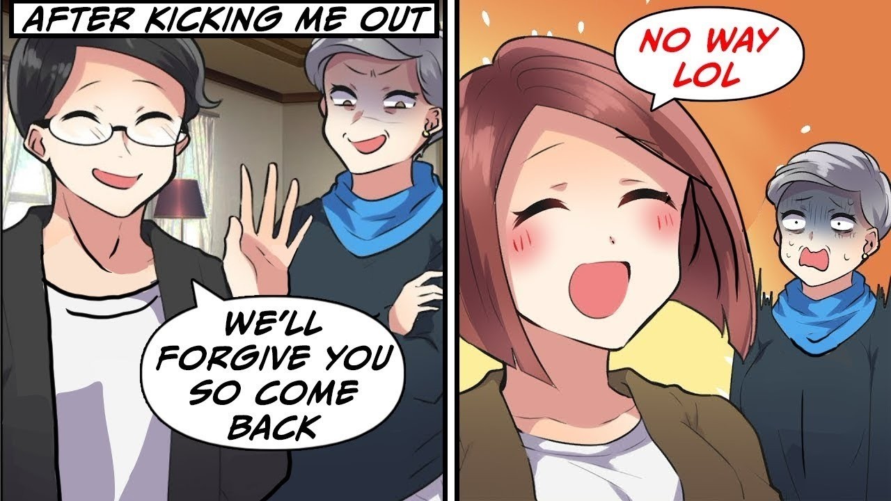 My husband and his mother treat me terribly but    Text + Animation