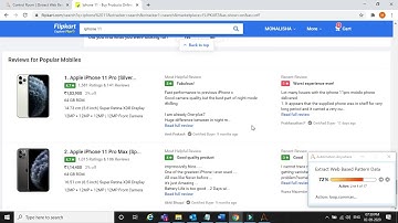 Extract Web Based Pattern Data Using A2019
