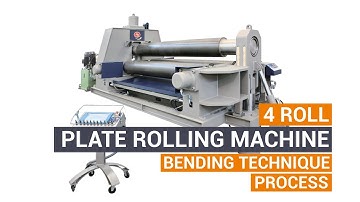 MG 4 Roll Plate Rolling Machine Process, Operation and Controller Automation