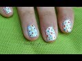 Uñas con puntos - Easy Nail art