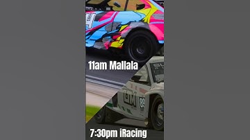 Combing the real world racing and esport all in one day.