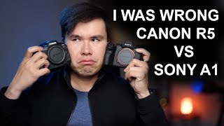 WHY I WAS SO WRONG ABOUT MIRRORLESS. CANON R5 VS SONY A1. 6 MONTH REVIEW.
