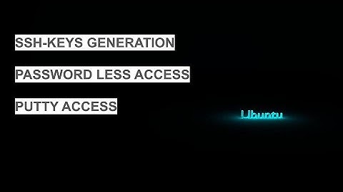 how to Generate SSH key on Linux and Convert SSH key to PPK.