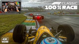 Nigel Mansell's Williams FW14B V10 1992 - Brazilian GP 100% Race F1 Classic Steering Wheel Gameplay screenshot 1