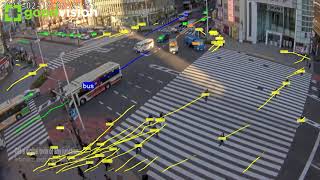 GoodVision Traffic Video Analytics in Japan - vehicles and pedestrians