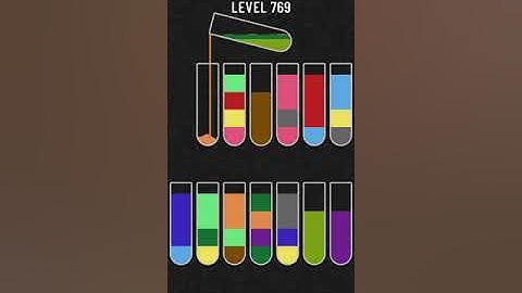 Water Sort Puzzle   level 769 !!! Mobile Cell Phone Game Walkthrough Android / Apple
