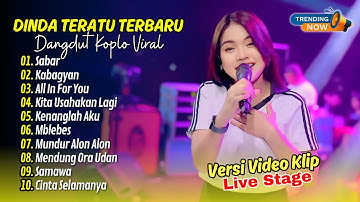 Dinda Teratu Live - SABAR (Sadewok) - KABAGYAN - ALL IN FOR YOU | FYP TIKTOK || DANGDUT TERBARU 2025